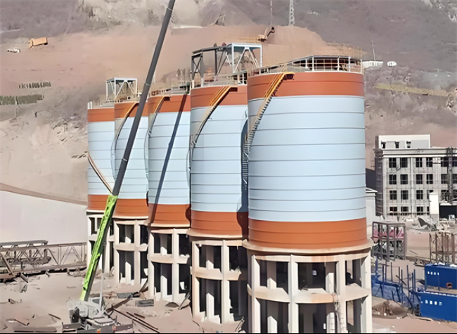 阳山高架钢板仓